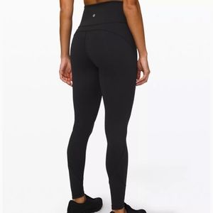 Lululemon In Movement 7/8 Black Leggings